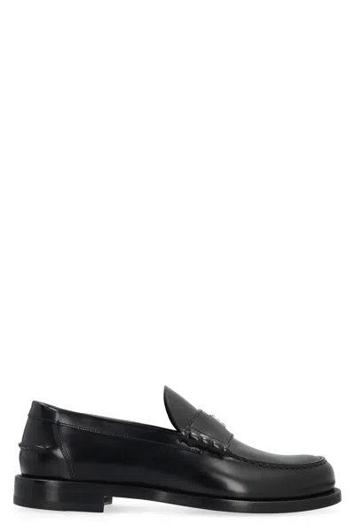 Givenchy Leather Mr. G Loafers In Black