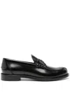 Givenchy Black Loafers With 4g Detail In Leather Man In Black