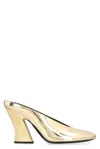 Givenchy Mule With Sculpted Heel In Leather Mirror Effect In Multi