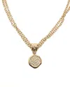 Givenchy Multi Chain Long Necklace In Black