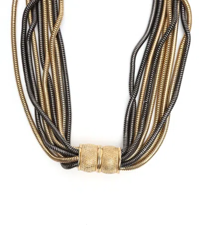 Givenchy Multi Chain Necklace In Gold