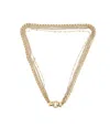 Givenchy Multi Chain Necklace In Gold