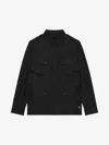 Givenchy Multi-pocket Jacket With 4g Detail In Black