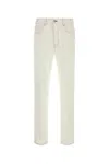 Givenchy White Denim Wide-leg Jeans In White