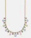 Givenchy Multi-stone 16" Statement Necklace In Gold