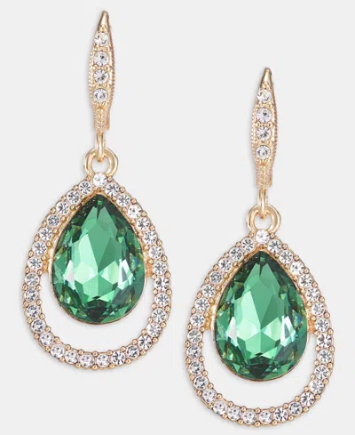 Givenchy Multi-stone Drop Earrings In Gold