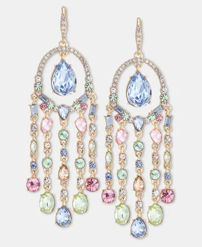 Givenchy Multi-stone Shaky Chandelier Earrings In Gold
