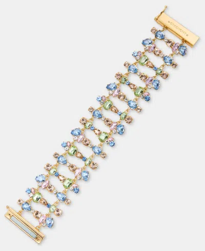 Givenchy Multi-stone Statement Flex Bracelet In Gold