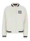 Givenchy Iovry Wool Bomber Jacket In Multicolor