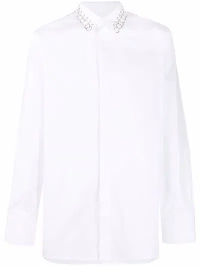 Givenchy Multicolor Cotton Shirt For Men In White