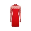 Givenchy Multicolor Elastane Cocktail Dress In Red