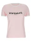 Givenchy Pink T-shirt With Logo Printed On The Front In Cottonr Woman In Multicolor