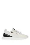 Givenchy Men Spectre Runner Leather Sneakers With 4g Side Zip Detail In Multi