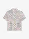Givenchy Multicolor Pyjamas Shirt In Monogram 72 Silk