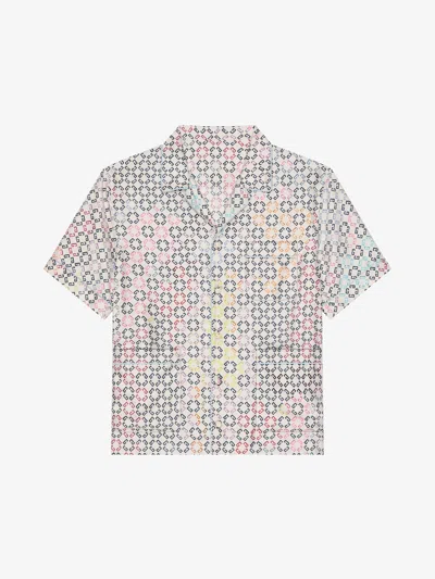 GIVENCHY MULTICOLOR PYJAMAS SHIRT IN MONOGRAM 72 SILK