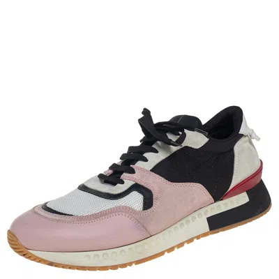 Pre-owned Givenchy Multicolor Suede Leather And Mesh Lace Up Sneakers Size 43