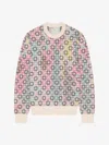 Givenchy Multicolor Sweater In Monogram 72 Cotton