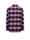 Givenchy Multicolour Pink Cotton And Virgin Wool Blend Check Shirt In Multi Pink