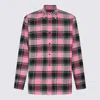 Givenchy Multicolour Pink Cotton And Virgin Wool Blend Check Shirt In Multi Pink