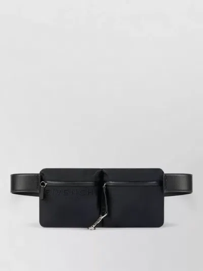 Givenchy Multipocket Belt Bag Silver Tone Hardware