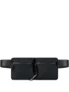 Givenchy Logo-embossed Buckle-fastening Belt Bag In Black