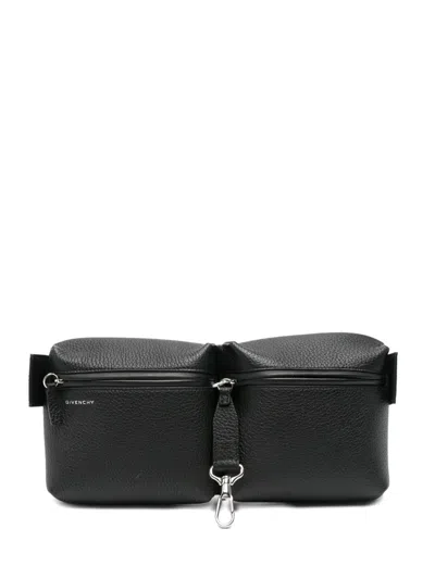 Givenchy Multipocket Leather Belt Bag In Black