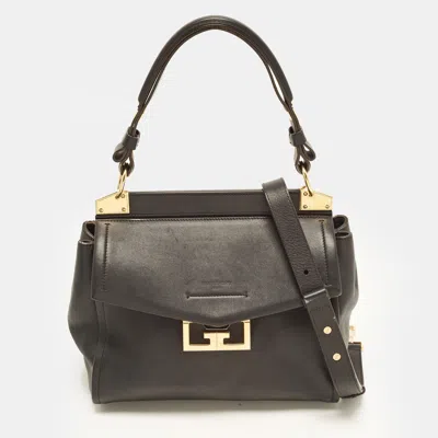 Pre-owned Givenchy Mystic Black Leather Top Handle Bag
