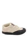 Givenchy Stone Grey Nubuck Low Skate Trainer In White
