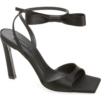 Givenchy Naked Bow Sandal In Black
