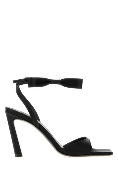 Givenchy Naked Bow Sandals 95mm In Black