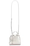Givenchy Nano Antigona Cube Bag In Light Silver