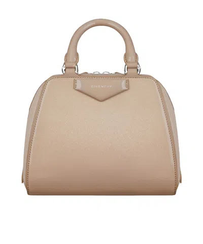 Givenchy Nano Antigona Cube Pearl Shoulder Bag In Skin