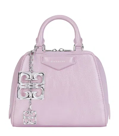 Givenchy Nano Leather Antigona Cube Bag In Pink