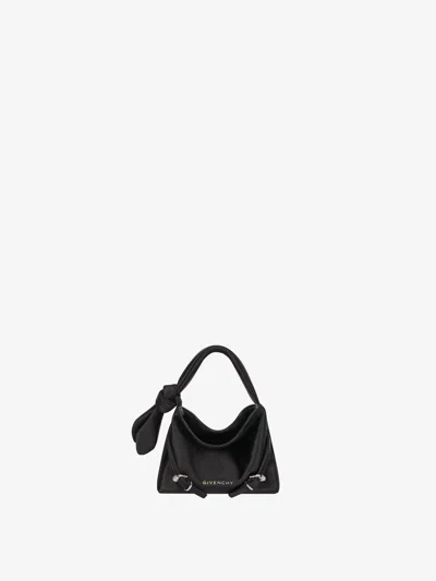 Givenchy Nano Voyou Bag In Satin With Bow Detail In Multicolor