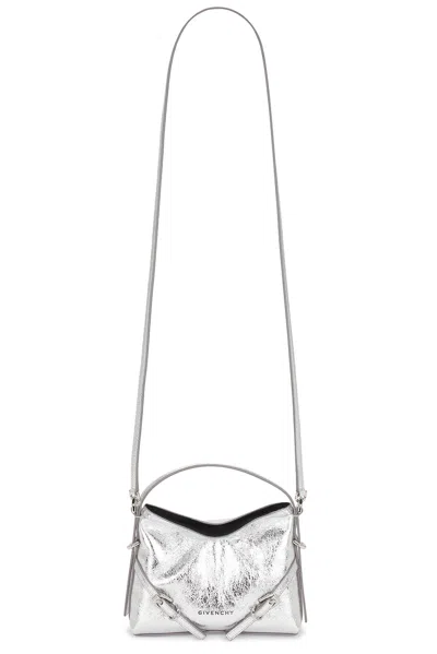Givenchy Nano Voyou Bag In Light Silvery