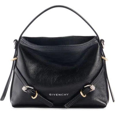 GIVENCHY GIVENCHY NANO VOYOU LEATHER CROSSBODY BAG