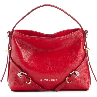GIVENCHY GIVENCHY NANO VOYOU LEATHER CROSSBODY BAG