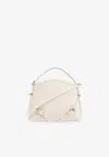 Givenchy Nano Voyou Leather Shoulder Bag In White