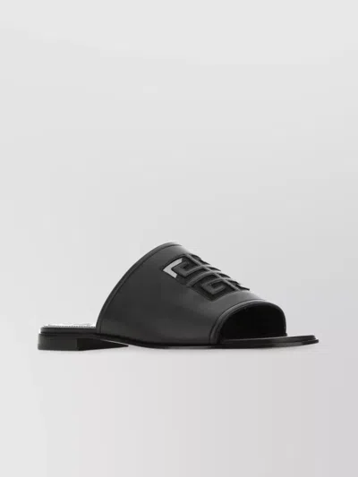 GIVENCHY NAPPA LEATHER 4G SLIPPERS MESH