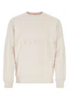 Givenchy Logo-embroidered Cotton Sweatshirt In Natural
