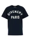 Givenchy Navy Blue Cotton Oversize T-shirt In Blue