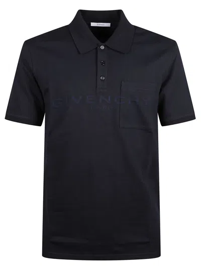 Givenchy Navy Blue Regular-fit Polo