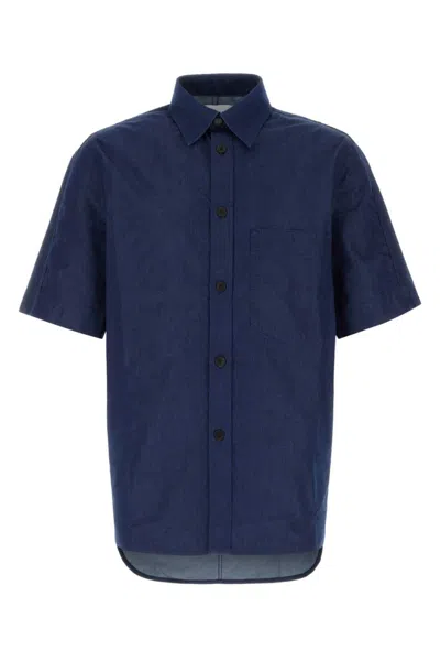 Givenchy Navy Blue Solid Shirt