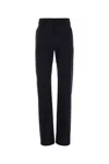 Givenchy Streamlined Wool Blend Trousers In Blue