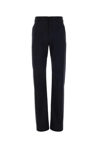 GIVENCHY NAVY BLUE STRETCH WOOL BLEND PANT