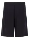 Givenchy Man Bermuda Shorts Man Black Bermuda Shorts In Blue