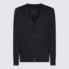 Givenchy Fine-knit V-neck Cardigan In Blue