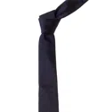 Givenchy Navy Tonal All Over 4g Jacquard Silk Tie In Blue