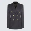 Givenchy Navy Wool And Mohair Blazer