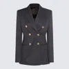Givenchy Navy Wool And Mohair Blazer